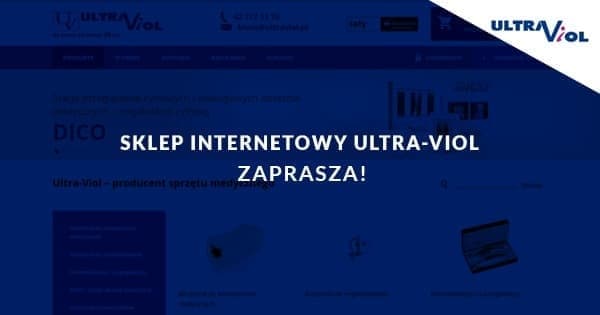 sklep internetowy - producent sprzętu medycznego Ultra-Viol