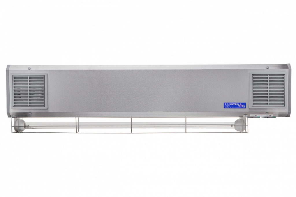 Lampa bakteriobójcza przepływowa dwufunkcyjna NBVE 60/30 SL z licznikiem czasu pracy - producent Ultra-Viol